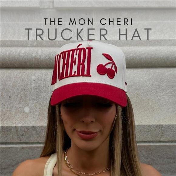 Vintage trucker hat snapback retro baseball cap red western country camo cotton - Picture 4 of 7